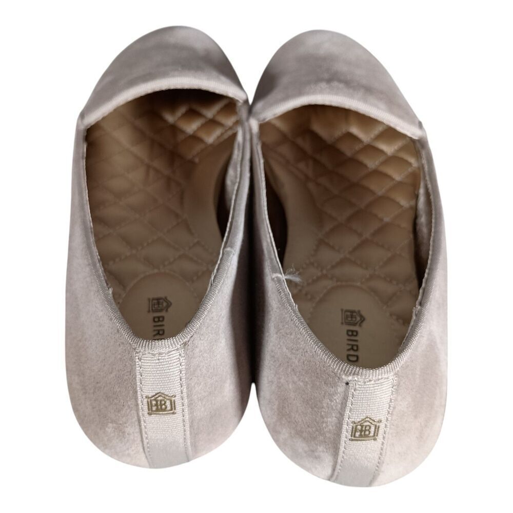 Birdies The Starling Shoes Flats Loafter Suede Stone Grey Women's 6.5 - Picture 9 of 12
